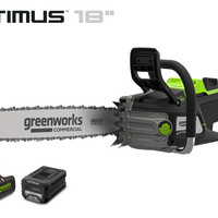 OPTIMUS 82V 3.6kw 18" Chainsaw Kit with CORE400 Battery & DP Charger | OCS600-C4DP-18