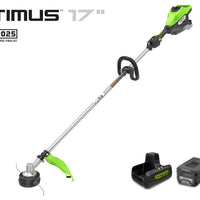 Optimus 82V 1.6 kW String Trimmer With (1) 4 Ah Battery and Dual Port Charger | ST161-4DP