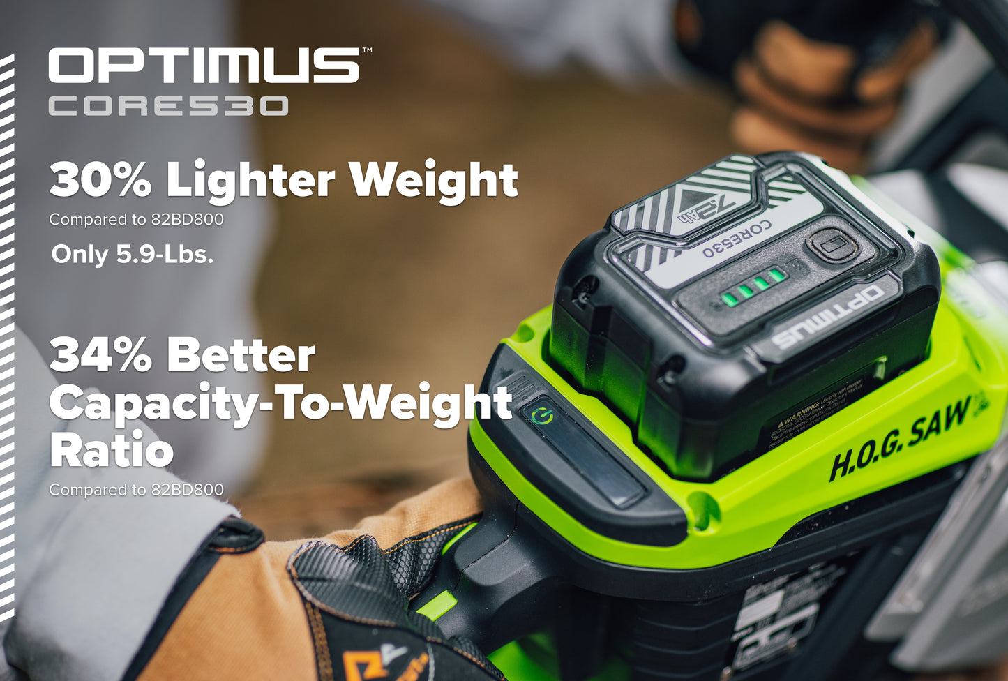 Optimus CORE530 7.2 Ah Battery | CORE530