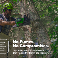 82V OPTIMUS 3.0 kW 18" Chainsaw Kit with CORE400 Battery & DP Charger | OCS500-C4DP-18