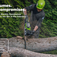 OPTIMUS 82V 3.6kw 18" Chainsaw Kit with CORE400 Battery & DP Charger | OCS600-C4DP-18