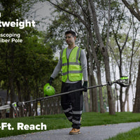 OPTIMUS 82V 10" Polesaw with Carbon Fiber Shaft with CORE300 Battery and Charger | OPS300T-C3DP