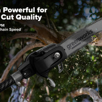 OPTIMUS 82V 10" Polesaw with Carbon Fiber Shaft with CORE300 Battery and Charger | OPS300T-C3DP