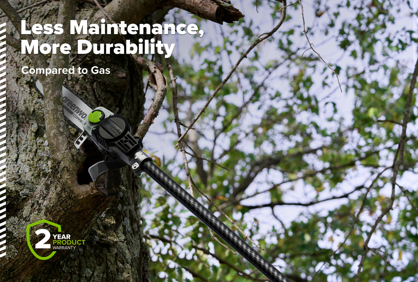 OPTIMUS 82V 10" Polesaw with Carbon Fiber Shaft | OPS300T