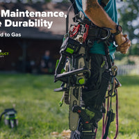 OPTIMUS 48V 16" Top-Handle Chainsaw Powerhead, 48V 4 Ah Battery, 5A Charger | OTS350-T4SC-16