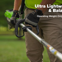 Optimus 82V 1.6 kW String Trimmer With (1) 4 Ah Battery and Dual Port Charger | ST161-4DP