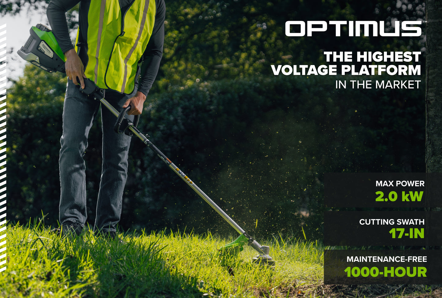 Optimus 82V 2.0kW String Trimmer Core400 DP Kit | ST201-C4DP