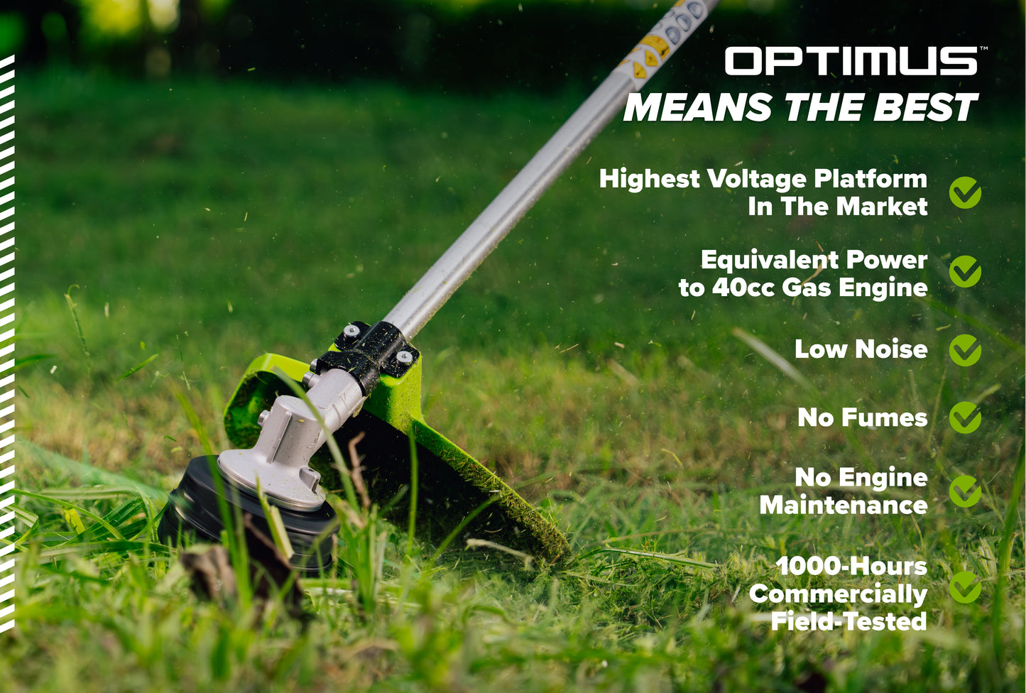 Optimus 82V 2.0kW String Trimmer Core400 DP Kit | ST201-C4DP