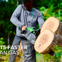 82V 16" 2.4kW Chainsaw with 4Ah Battery and Dual Port Charger | 82CS24-4DP