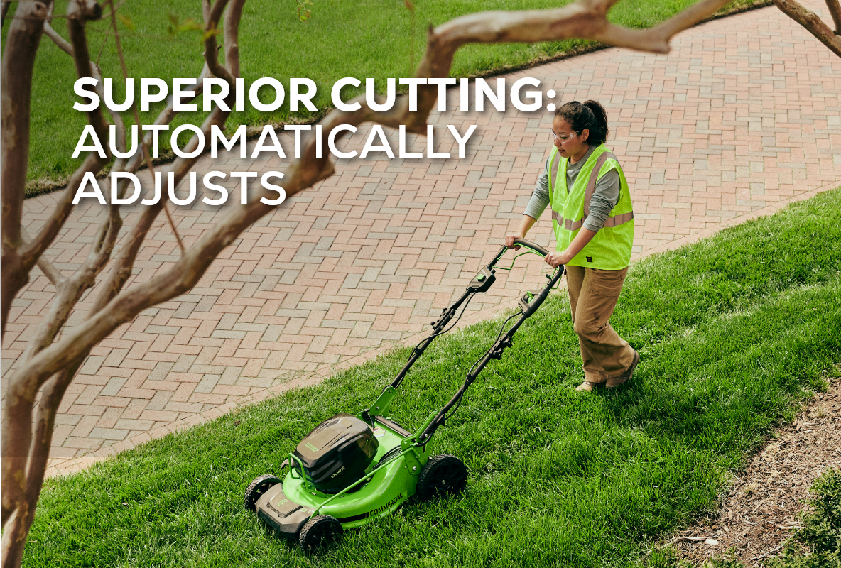 82V 21" Brushless Push Mower with 5Ah Battery and Dual Port Charger | 82LM21-5DP