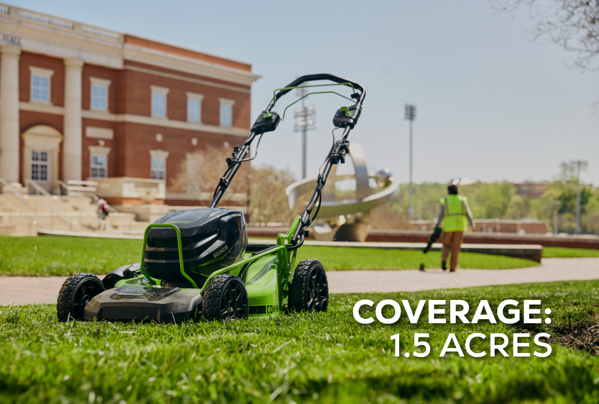 82V 21" Brushless Push Mower with 5Ah Battery and Dual Port Charger | 82LM21-5DP