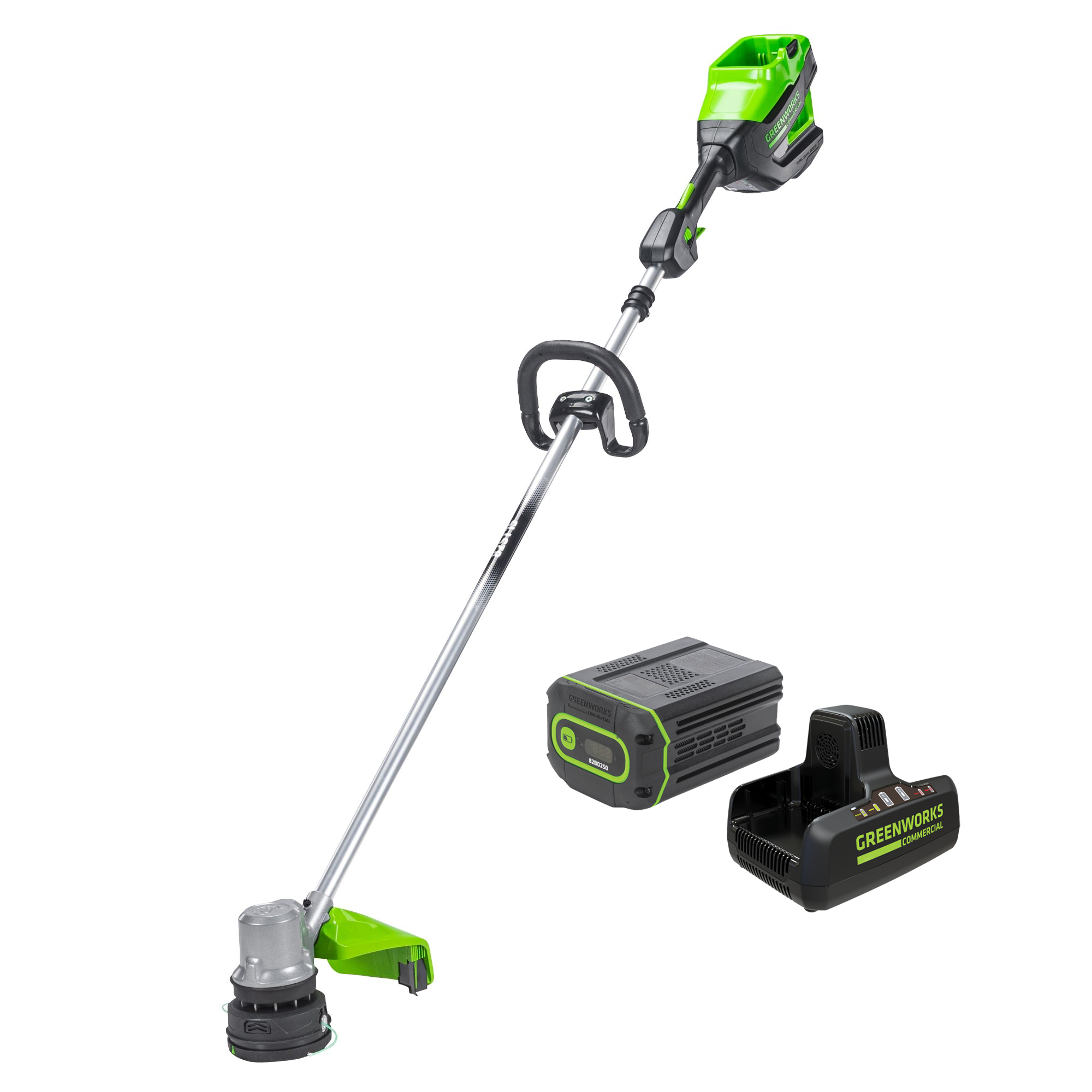 82V 1.5kW String Trimmer with 2.5Ah Battery and Dual Port Charger 82V 1.5kW String Trimmer with 2.5Ah Battery and Dual Port Charger