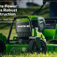Optimus 82V 30" All-Terrain Mower with (3) CORE530 Batteries and DP Charger| ATM30C-C5DP