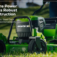 82V OPTIMUS ATM 30" Self-propelled Mower with (3) CORE530 Batteries and DP Charger| ATM30C-C5DP