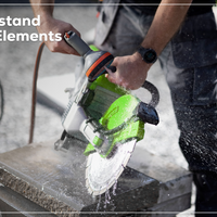 Optimus 82V 14” Power Cutter With (1) 7 Ah Pouch Battery and Dual Port Charger | PC141-C5DP