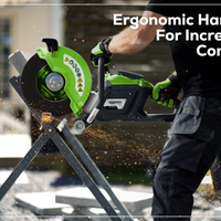 Optimus 82V 14” Power Cutter With (1) 7 Ah Pouch Battery and Dual Port Charger | PC141-C5DP