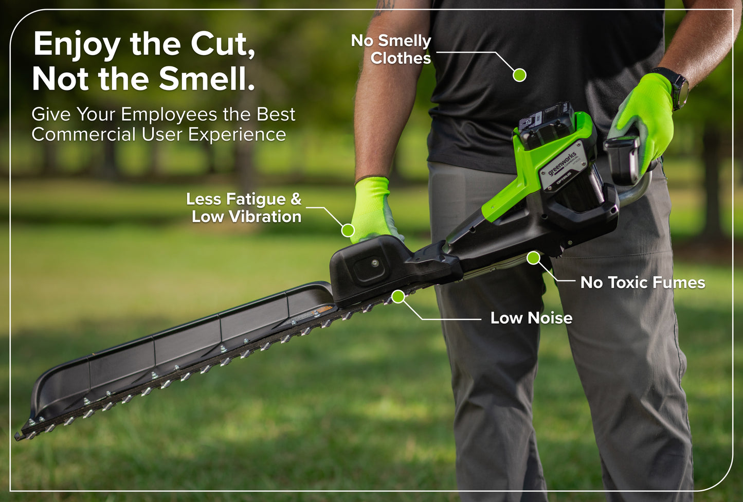 Optimus 82V 30" Single Sided Hedge Trimmer | HT301S