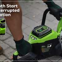 Optimus 82V 14” Power Cutter With (1) 7 Ah Pouch Battery and Dual Port Charger | PC141-C5DP