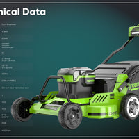 Optimus 82V 30" All-Terrain Mower with (3) CORE530 Batteries and DP Charger | ATM30-C5DP