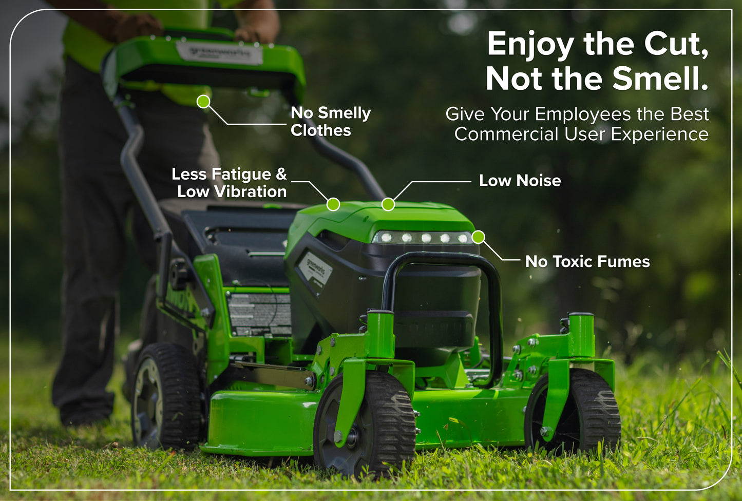 Optimus 82V 30" All-Terrain Mower with Swivel Casters | ATM30C