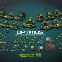 Optimus 82V Articulating Mid Pole Hedge Trimmer with (1) Core300 and Dual Port Charger | PH482A-C3DP