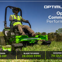 OptimusZ 52” 24kWh Ride-On Zero-Turn Mower | CZ52R24X