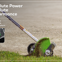 Optimus 82V Straight Shaft Edger with CORE400 Batteries and Dual Port Charger | ES161-C4DP