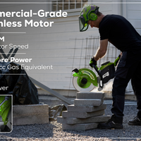 Optimus 82V 14” Power Cutter With (1) 7 Ah Pouch Battery and Dual Port Charger | PC141-C5DP