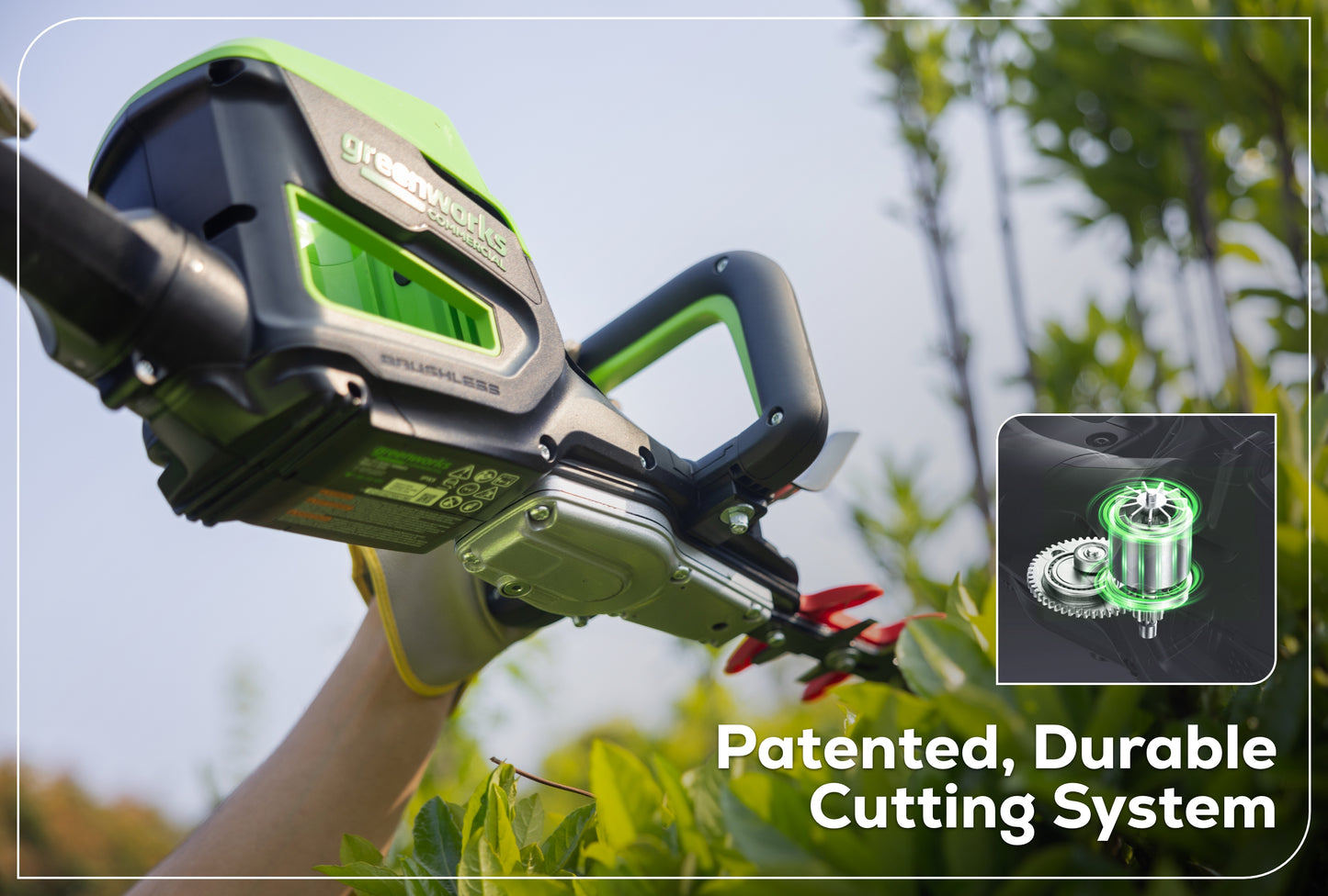 Optimus 82V 24" Hedge Trimmer with (1) 2.5Ah Battery and Dual-Port Charger | HT241-25DP