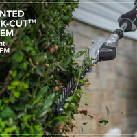 Optimus 82V Articulating Mid Pole Hedge Trimmer with (1) Core300 and Dual Port Charger | PH482A-C3DP