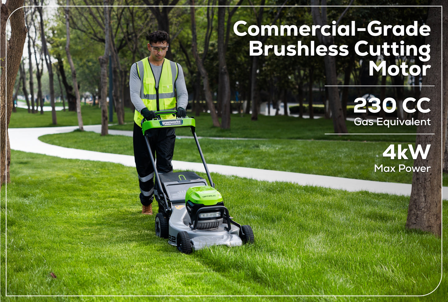 Optimus 82V 22” Self-propelled Mower With (2) 8 Ah Batteries And Dual Port Charger | ATM22A-82DP