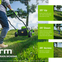 Optimus 82V 30" All-Terrain Mower with Swivel Casters | ATM30C