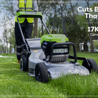 Optimus 82V 22” Self-propelled Mower With (2) 8 Ah Batteries And Dual Port Charger | ATM22A-82DP