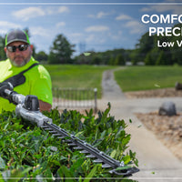 Optimus 82V Articulating Mid Pole Hedge Trimmer with (1) Core300 and Dual Port Charger | PH482A-C3DP