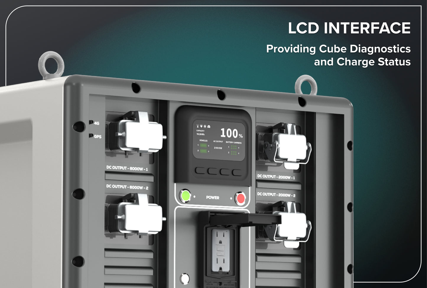 16.2 kWh EnergyCube w/ (2) Caddies | CUBE16