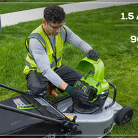 Optimus 82V 22” Self-propelled Mower With (2) 8 Ah Batteries And Dual Port Charger | ATM22A-82DP