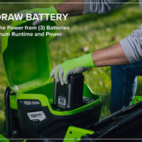 82V OPTIMUS ATM 30" Self-propelled Mower with (3) CORE530 Batteries and DP Charger| ATM30C-C5DP