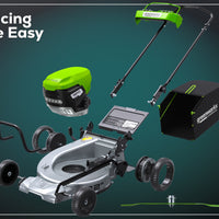 Optimus 82V 22” Self-propelled Mower With (2) 8 Ah Batteries And Dual Port Charger | ATM22A-82DP