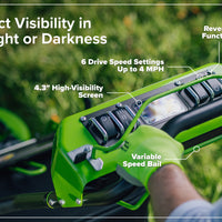 Optimus 82V 30" All-Terrain Mower with Swivel Casters | ATM30C