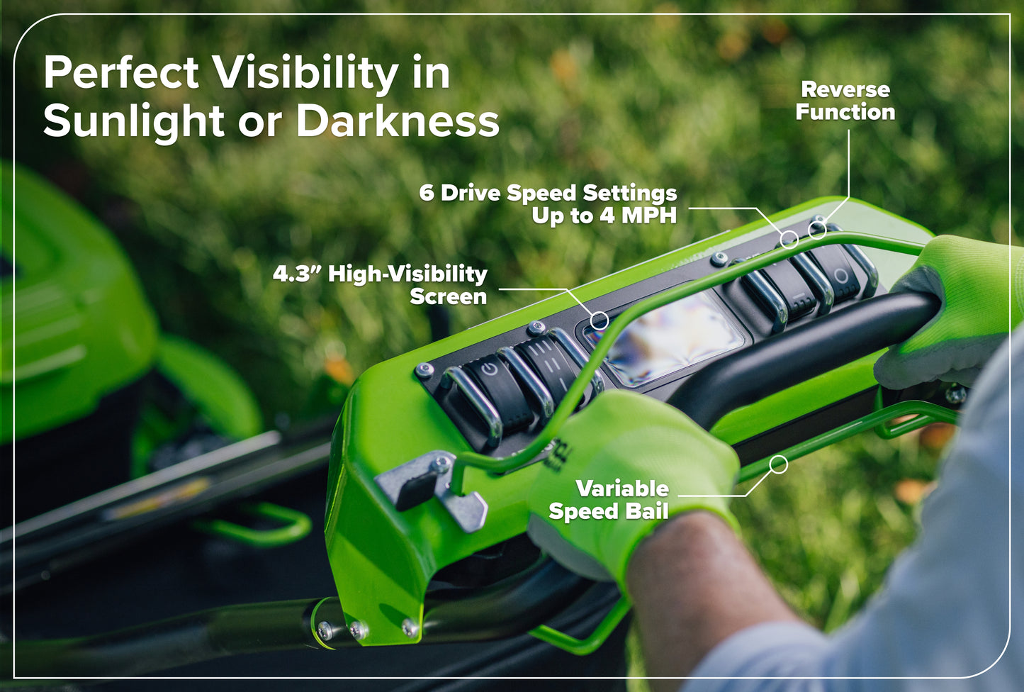 Optimus 82V 30" All-Terrain Mower with Swivel Casters | ATM30C