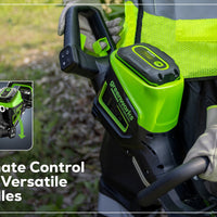 Optimus 82V 24" Hedge Trimmer with Core300 Battery and Dual-Port Charger | HT241-C3DP