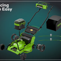 Optimus 82V 30" All-Terrain Mower with (3) CORE530 Batteries and DP Charger | ATM30-C5DP