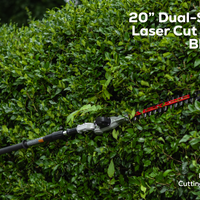 Optimus 82V Telescoping Hedge Trimmer with (1) 2.5 Ah Battery and Dual-Port Charger | PH662T-25DP