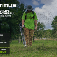 Optimus 82V 755 CFM Dual-Port Backpack Blower with (2) 8Ah Batteries and Dual Port Charger | BB361-82DP