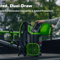 Optimus 82V 755 CFM Dual-Port Backpack Blower with (2) 8Ah Batteries and Dual Port Charger | BB361-82DP