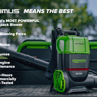 Optimus 82V 755 CFM Dual-Port Backpack Blower with (2) 8Ah Batteries and Dual Port Charger | BB361-82DP