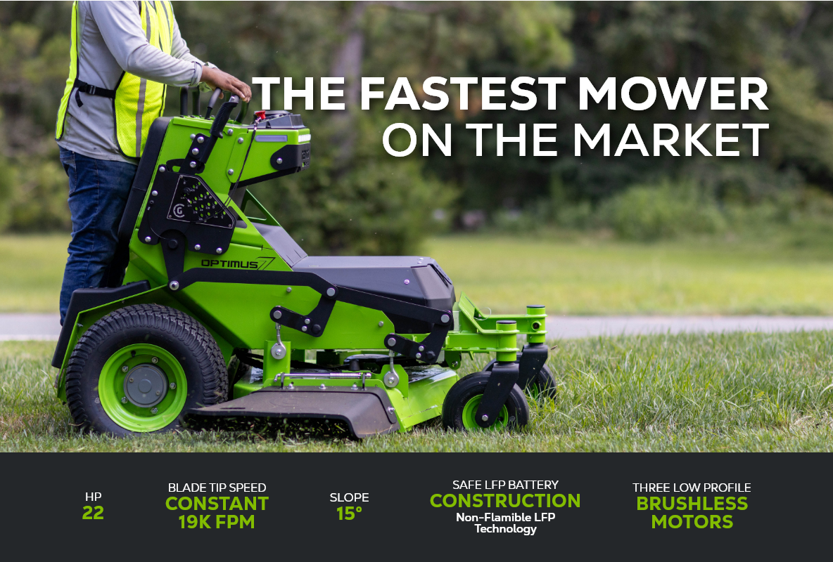 OptimusZ 36" 8kWh Stand-On Zero Turn Mower