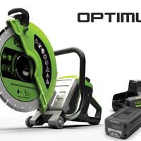 Optimus 82V 14” Power Cutter With (1) 7 Ah Pouch Battery and Dual Port Charger | PC141-C5DP