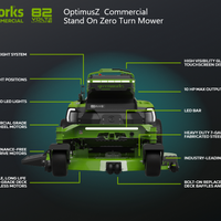 OptimusZ 60” 24kWh Stand-On Zero-Turn Mower | CZ60S24X