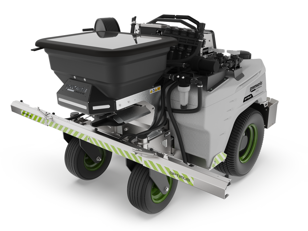 Optimus 82V 52" Stand-On Spreader: Sprayer with 8 kW Battery | SP952